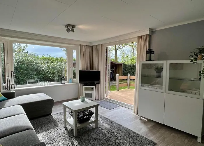 Modern In Campanula Park With Garden Sint Maartensvlotbrug